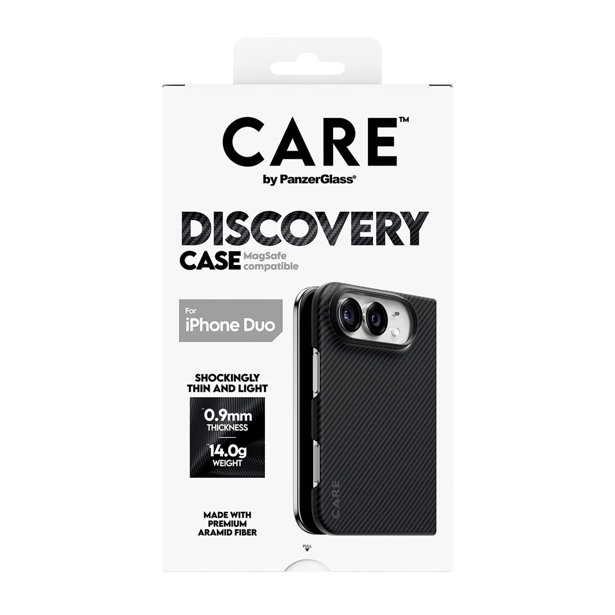 CARE™ by PanzerGlass® Discovery Case Schwarz & Grau m. MagSafe iPhone Duo